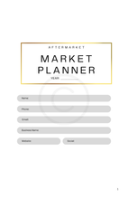 Load image into Gallery viewer, AfterMarket Market Planner
