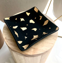 Load image into Gallery viewer, Trinket Tray - Black and Gold
